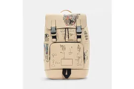 Track Backpack - Ivory Multi