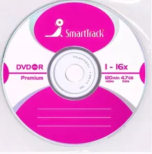 Диск Smart Track DVD-R 4.7 Gb 16х (уп. 100 шт.) /600/