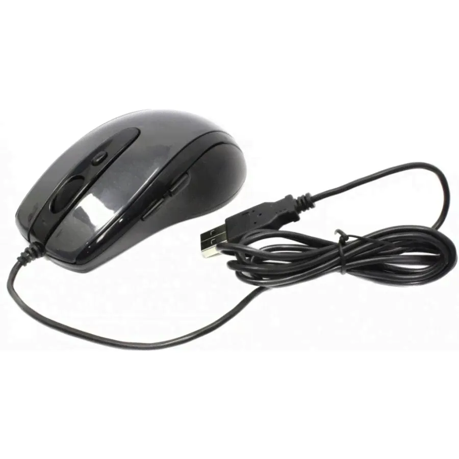 Мышь A4Tech V-Track Mouse <N-708X-1 Glossy Grey> (RTL) USB 6btn+­Roll-3