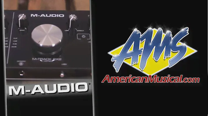 M-Audio M-Track 2x2 Overview - M-Audio M-Track 2x2 USB Audio Interface