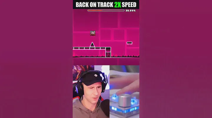 BACK ON TRACK but at DOUBLE SPEED - HARDEST GD LEVEL