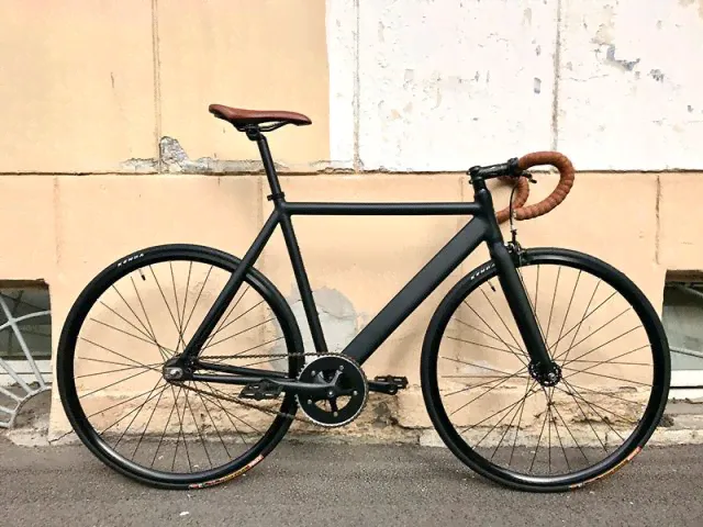 Велосипед 6KU Urban Track Custom V1 55см черный
